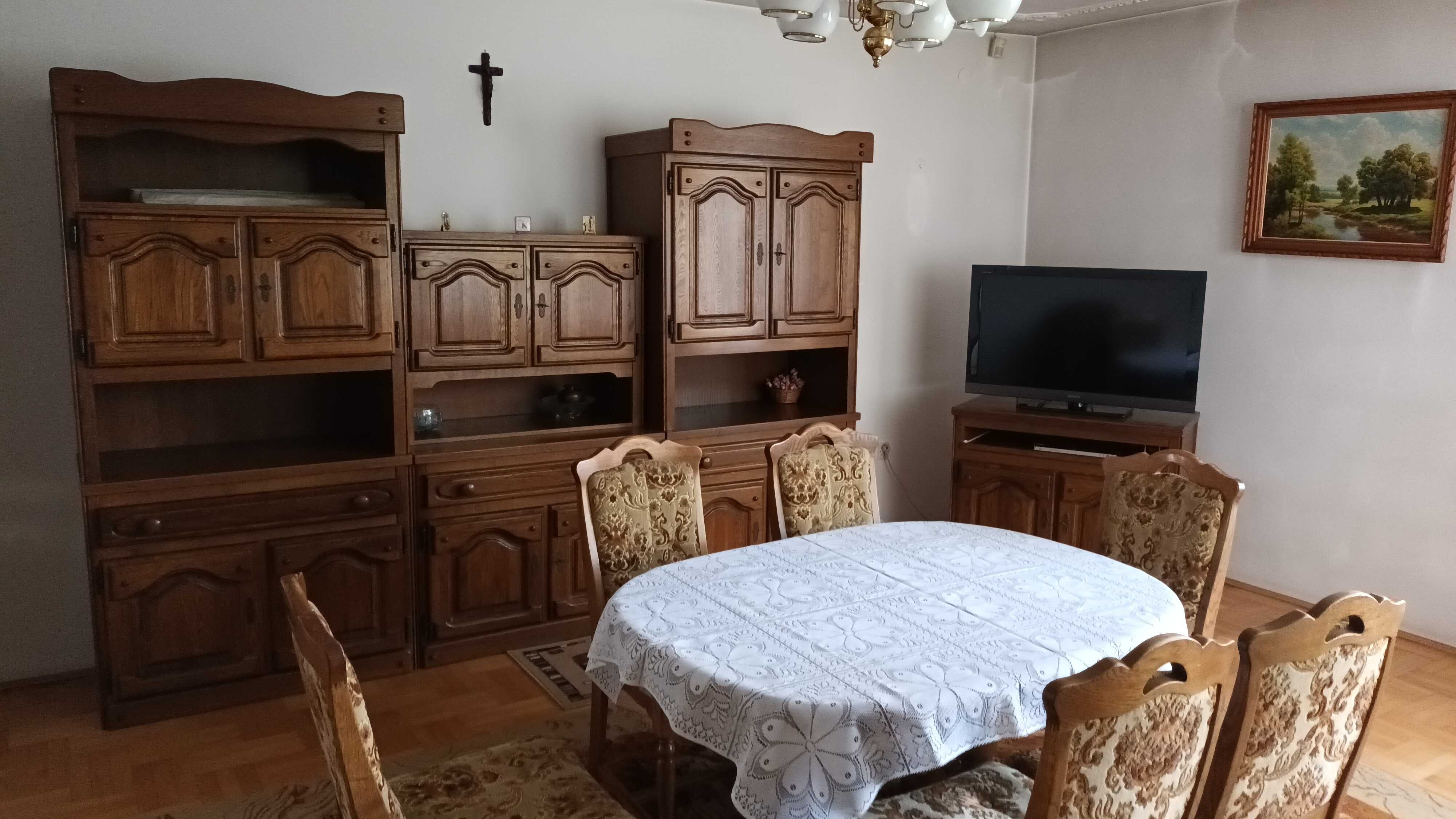 Meble do salonu dębowe