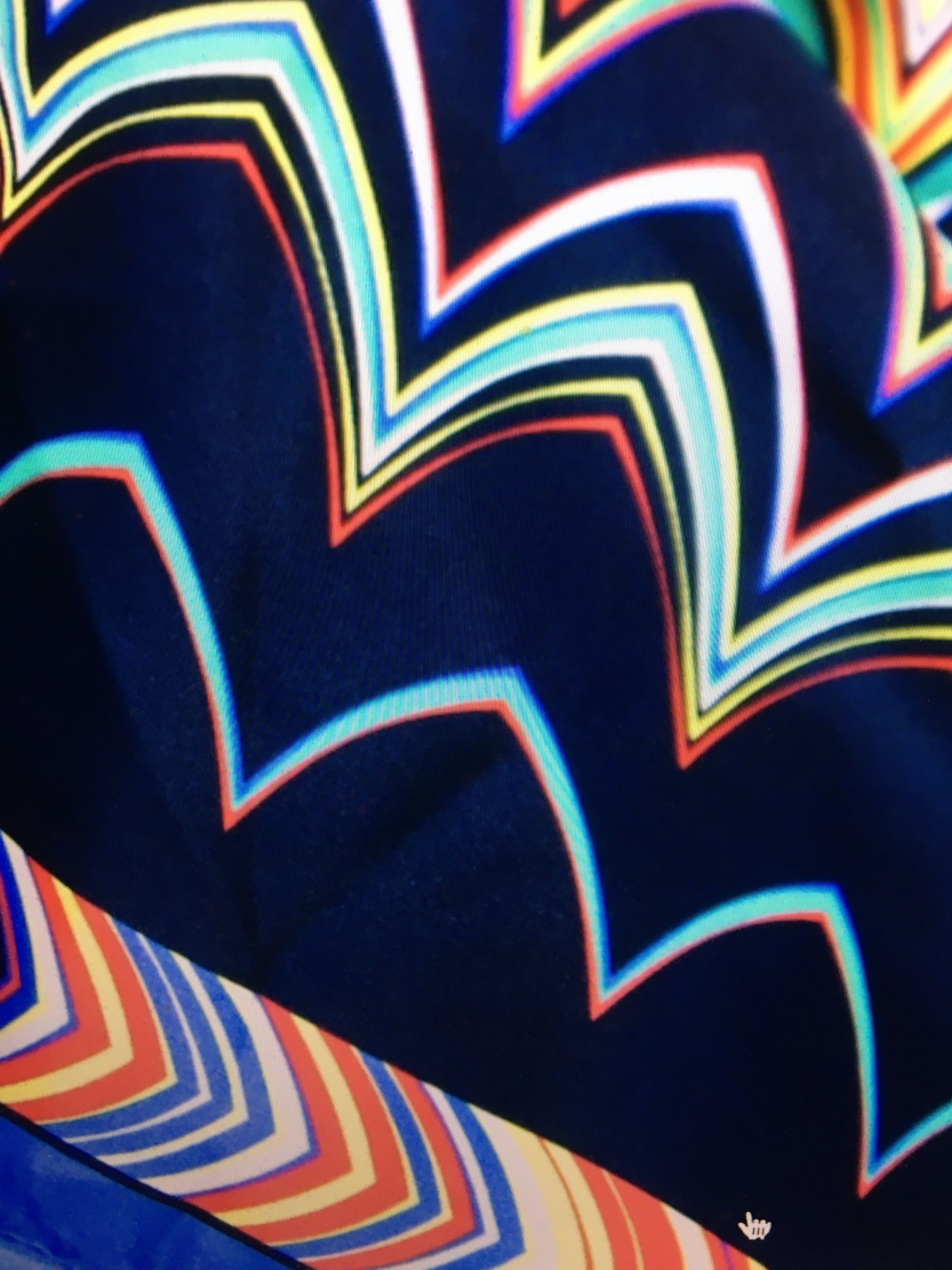 Missoni apaszka chusta chustka jedwab jedwabna