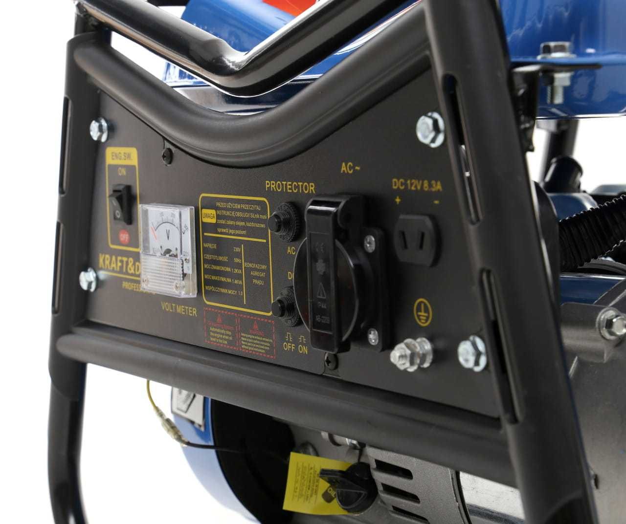 KRAFT&DELE Agregat Prądotwórczy Generator Prądu 1500w 230v 4-suw KD140