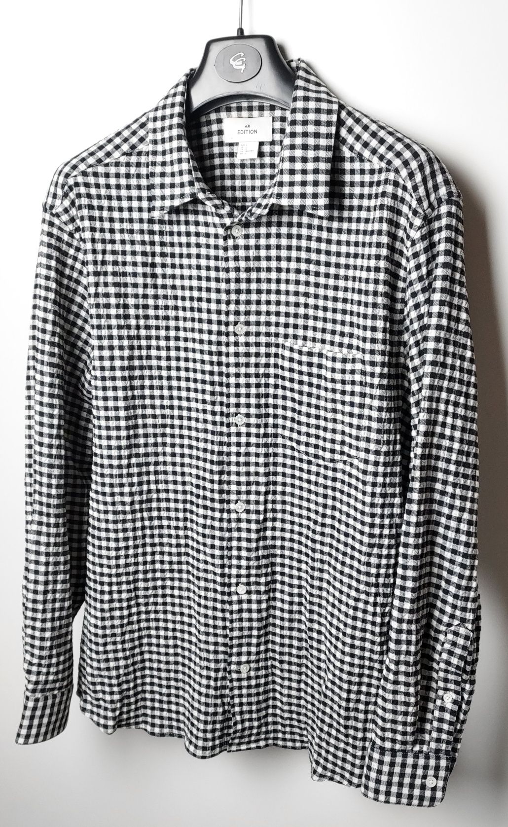 H&M_nowa męska koszula w kratkę Regular fit_L