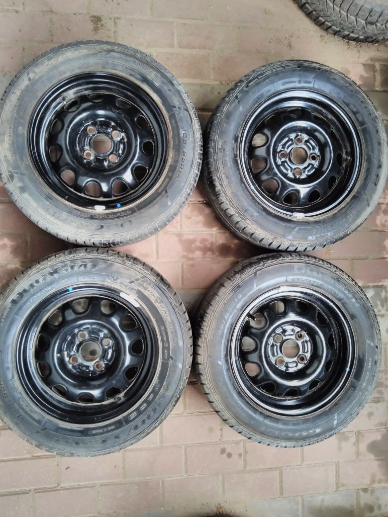 koła letnie opony 185/65 R14 volkswagen polo seat ibiza felgi stalowe