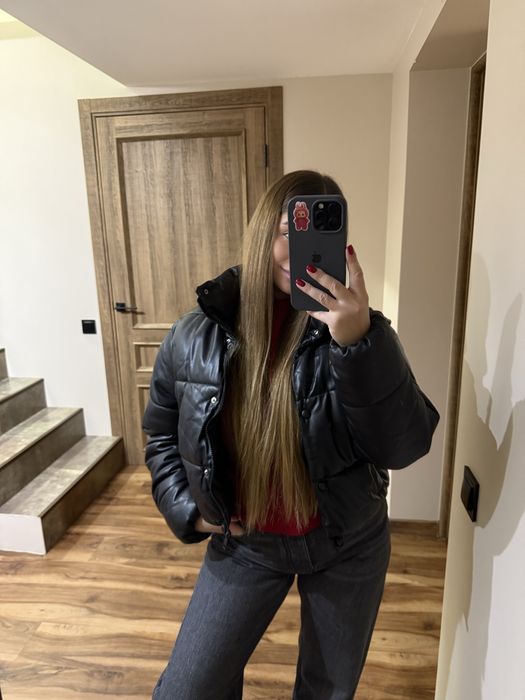 Зимовий пуховик zara
