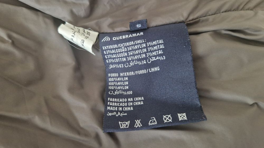 Casaco Quebra Mar tamanho S