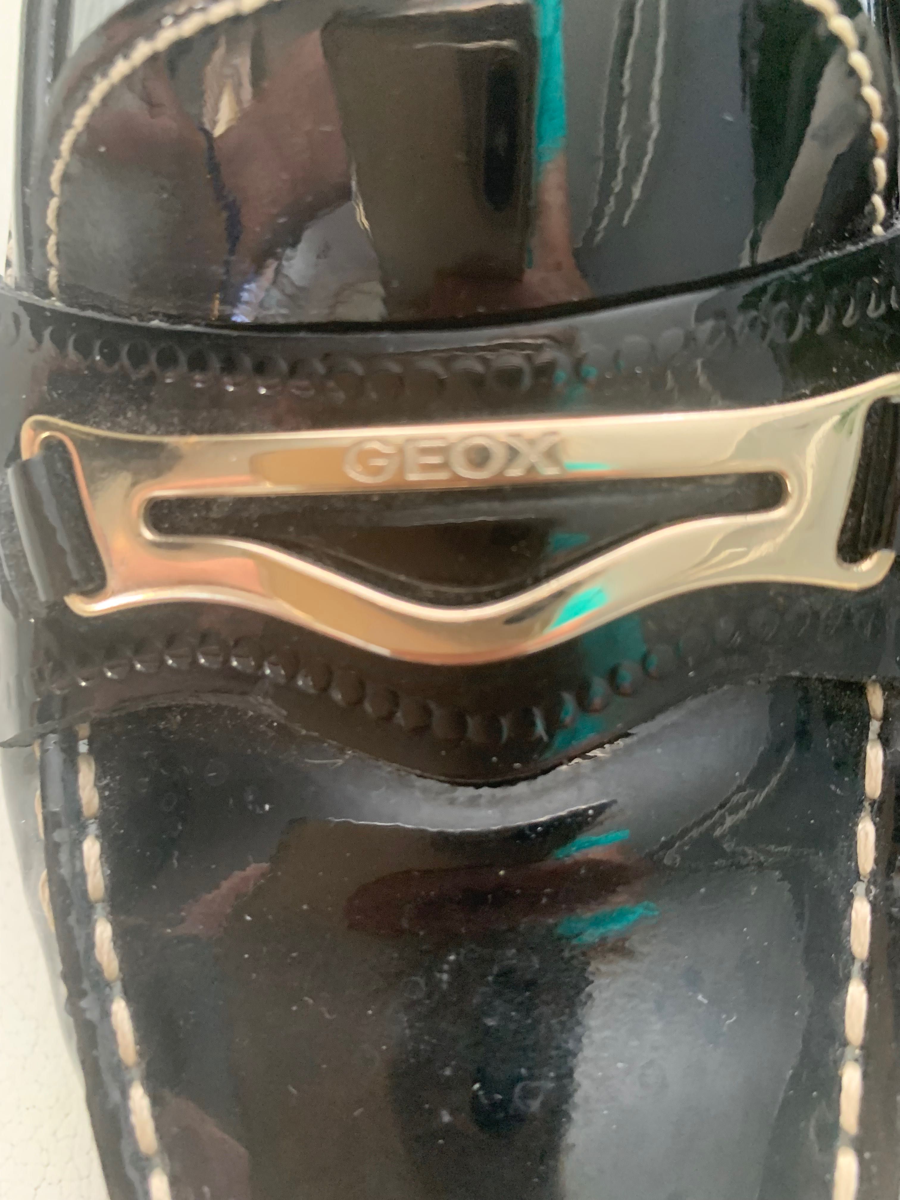 Geox mokasyny półbuty skóra