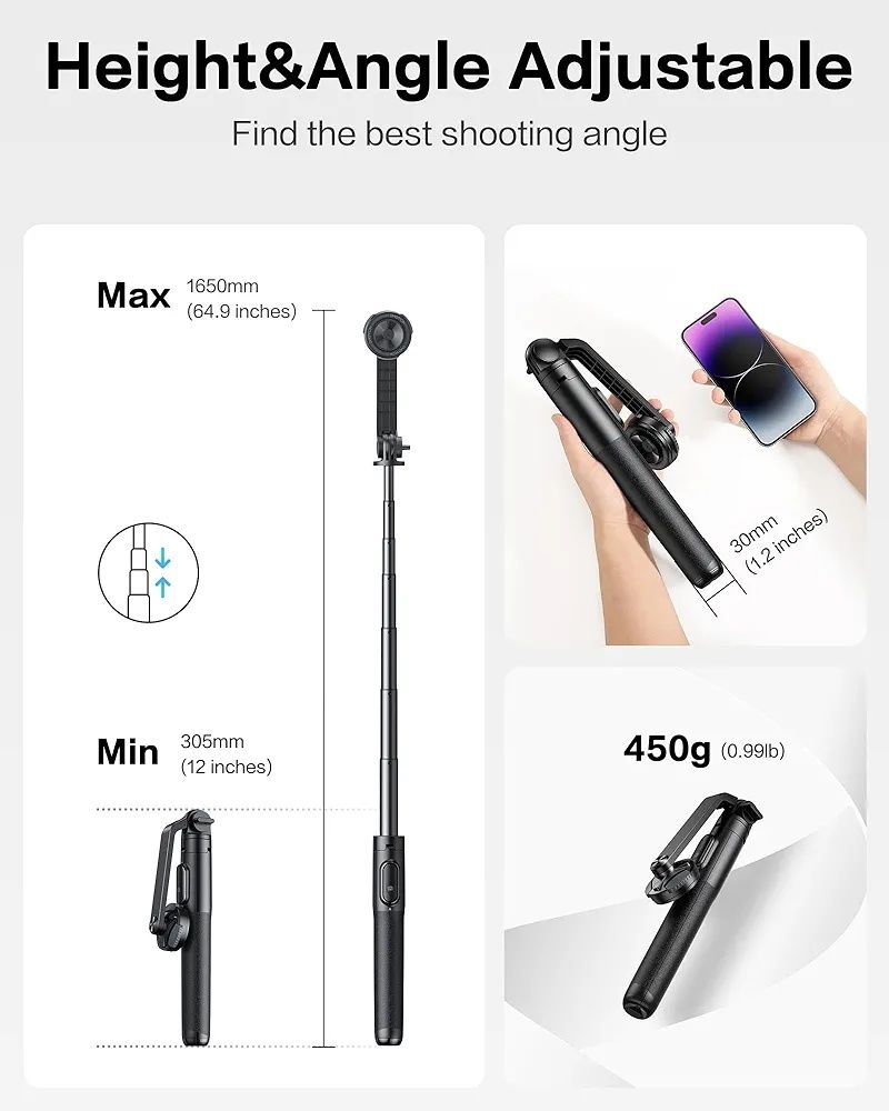 Statyw Selfie OMOTON z Kompatybilnością MagSafe