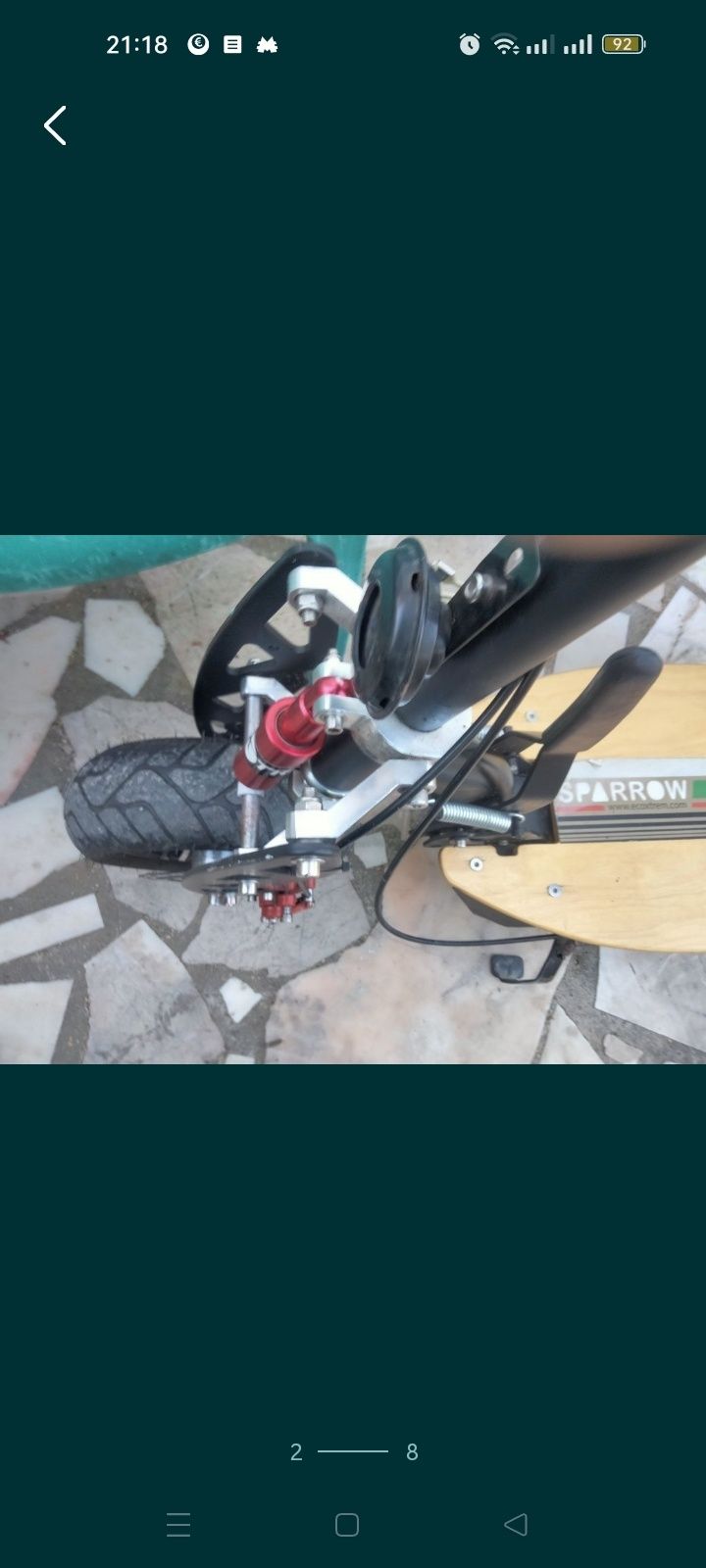 Skate elétrico 2000w turbo! Dá 80kms hora velocidade máxima!