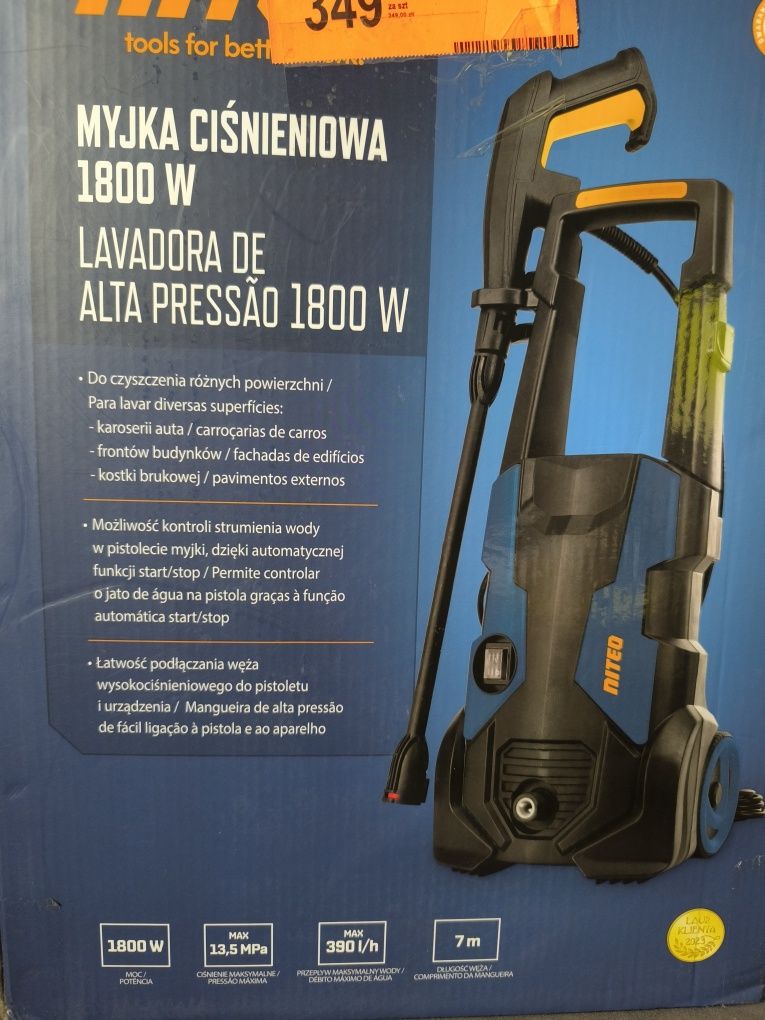 Nowa myjka ciśnieniowa Niteo 1800 W - jak Karcher