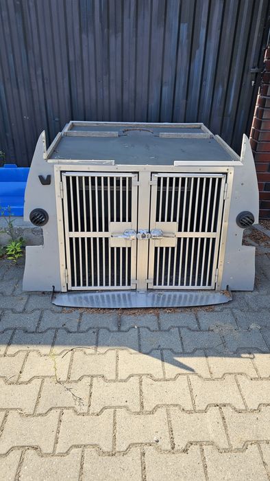 Klatka transporter zabudowa 2 psy
