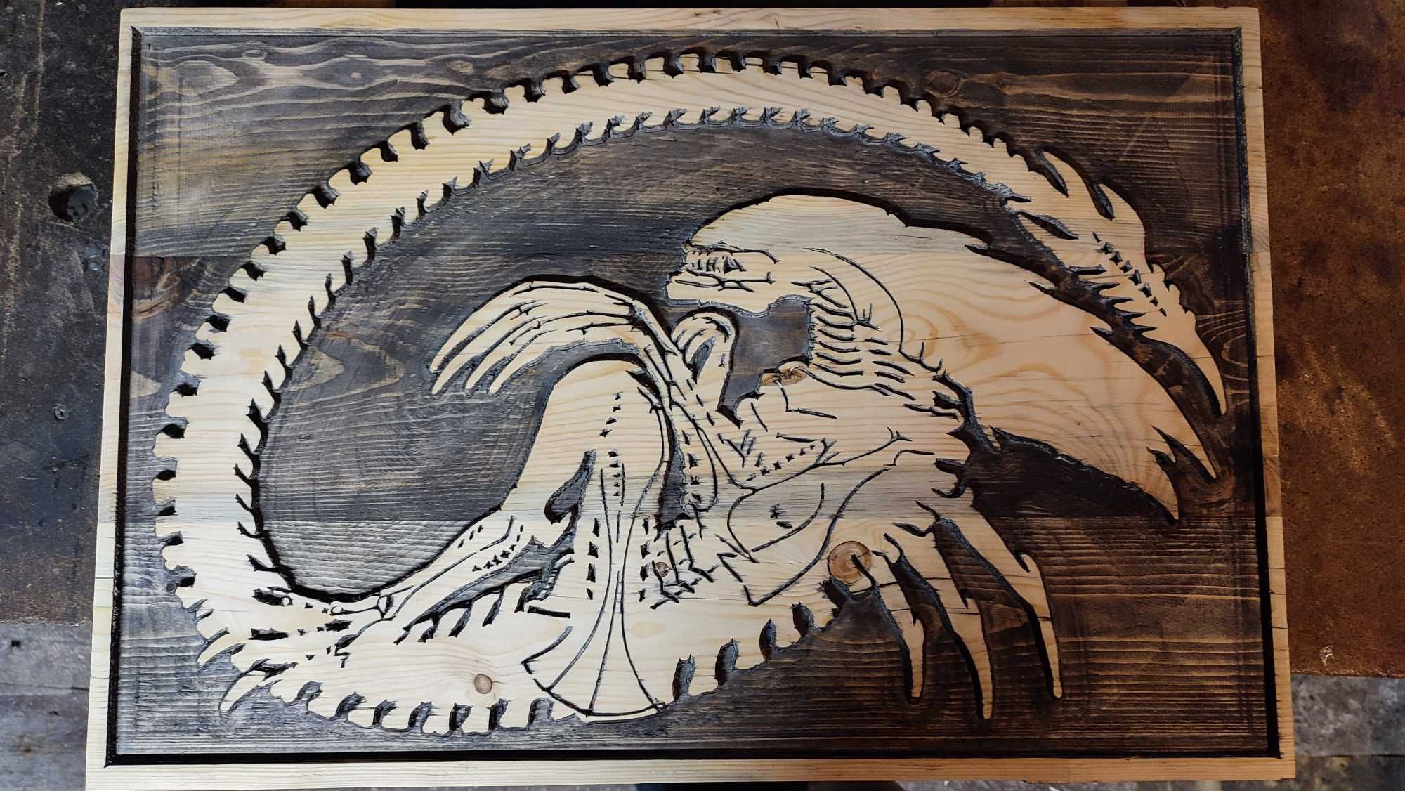 Wiedźmin The Witcher Logo prezent Kat Alien CNC Mandala