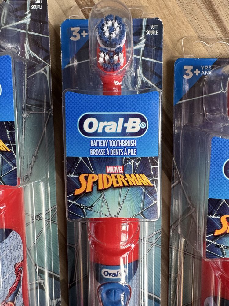 Щетка Человек Паук Детская электрическая зубная щетка Oral-B Kid's