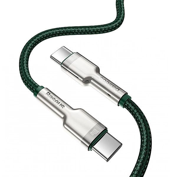Kabel Baseus Cafule Series Metal Data Usb-c / Usb-c Pd Qc Scp 100w 5a