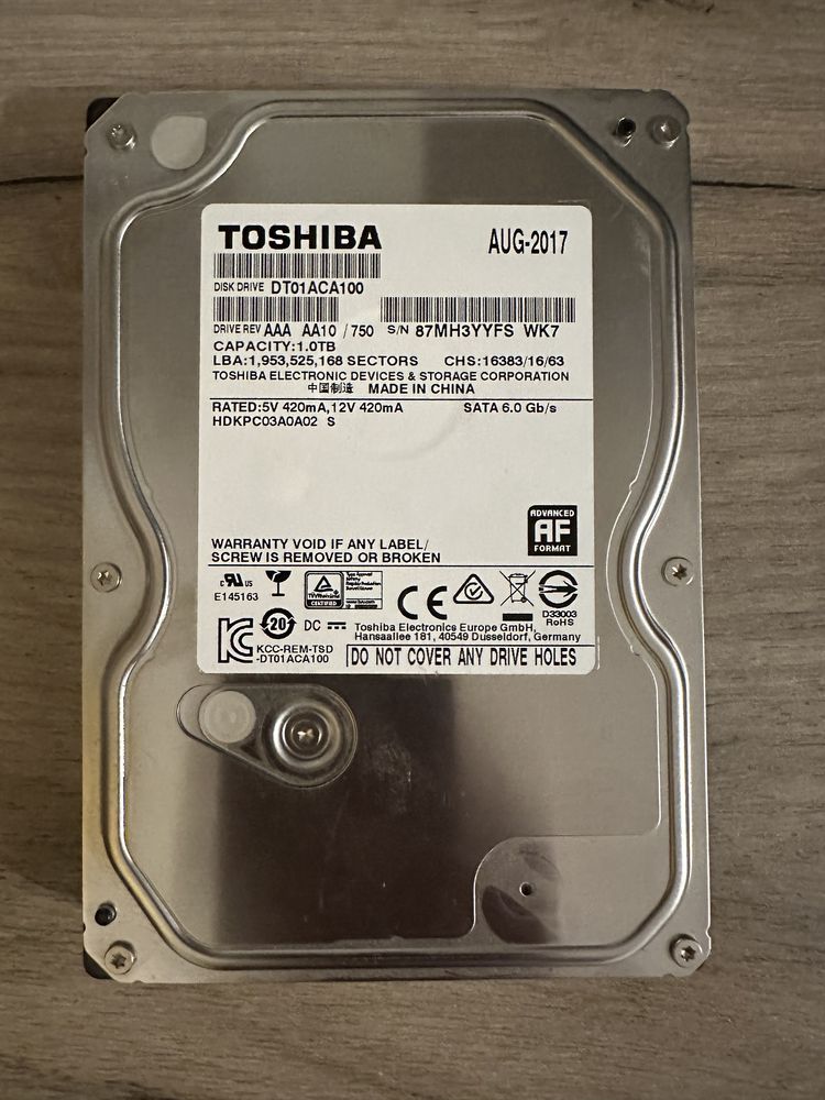 Жорсткий диск Toshiba DT01ACA100 1TB 7200