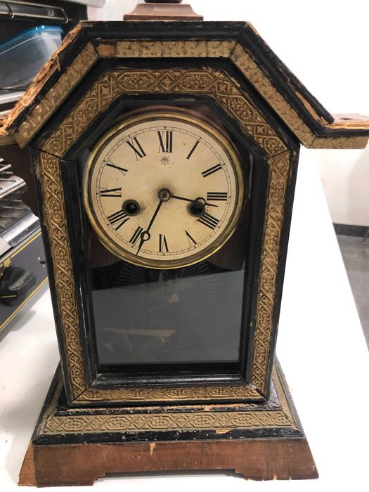 Antyk zegar kapliczka  z XIX wieku