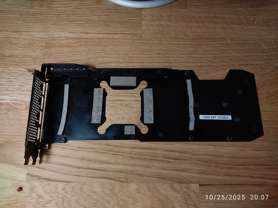 Dissipador + Backplate MSI Ventus 3x RTX 308064552374504961123