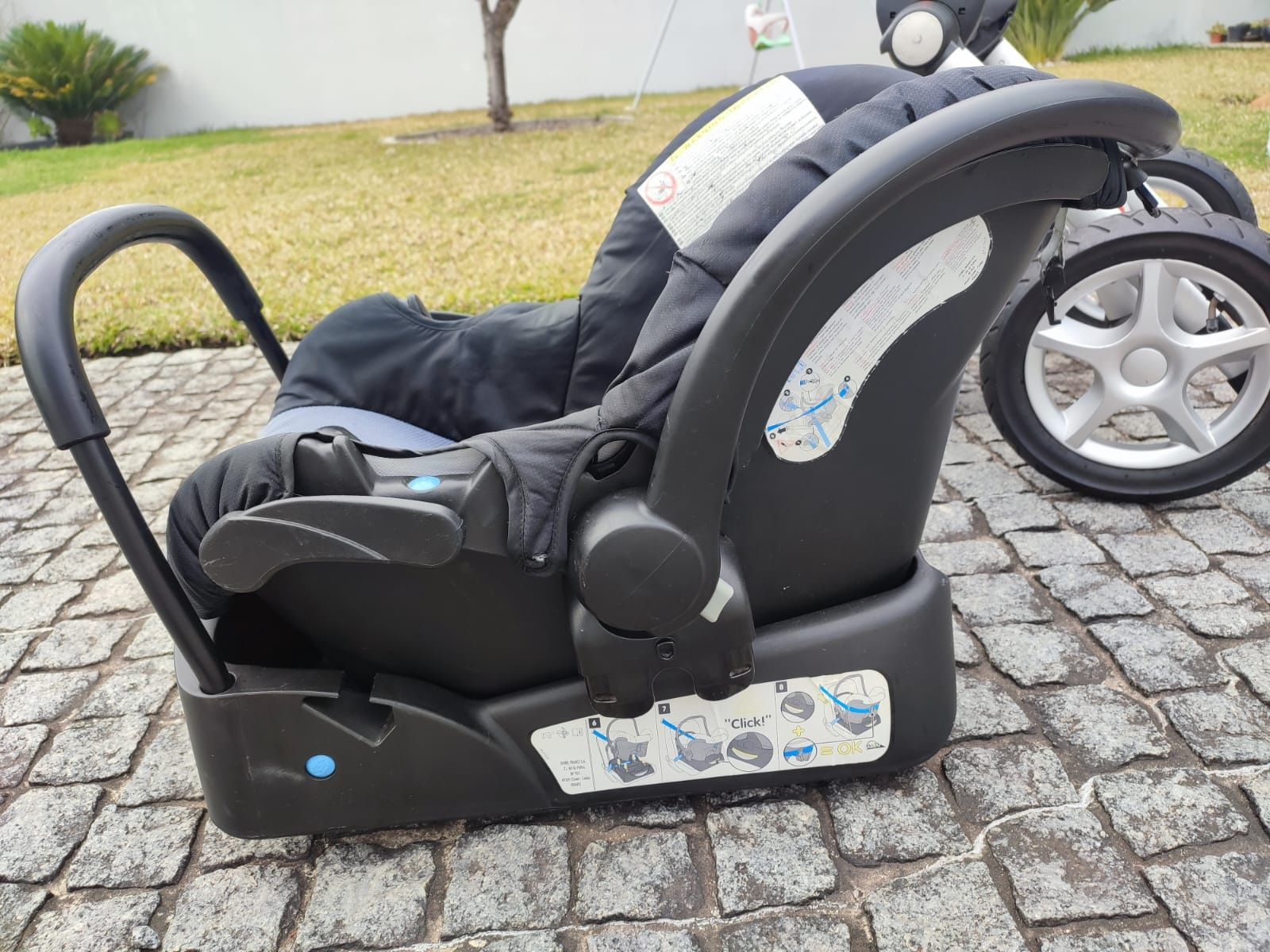 Duo Zippy safe ( Babycoque + base para carro + carrinho de passeio)