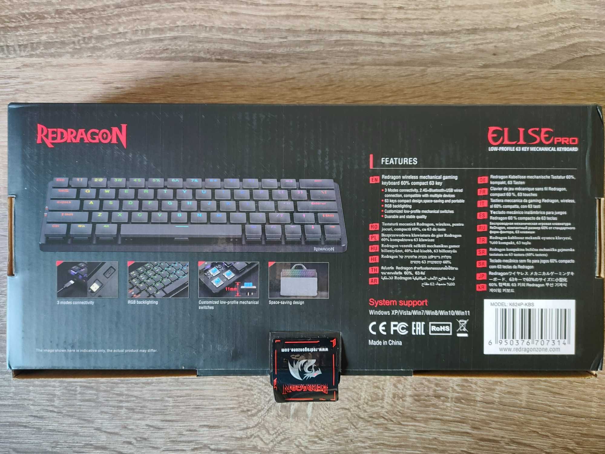 Teclado mecânico e Mouse Gaming