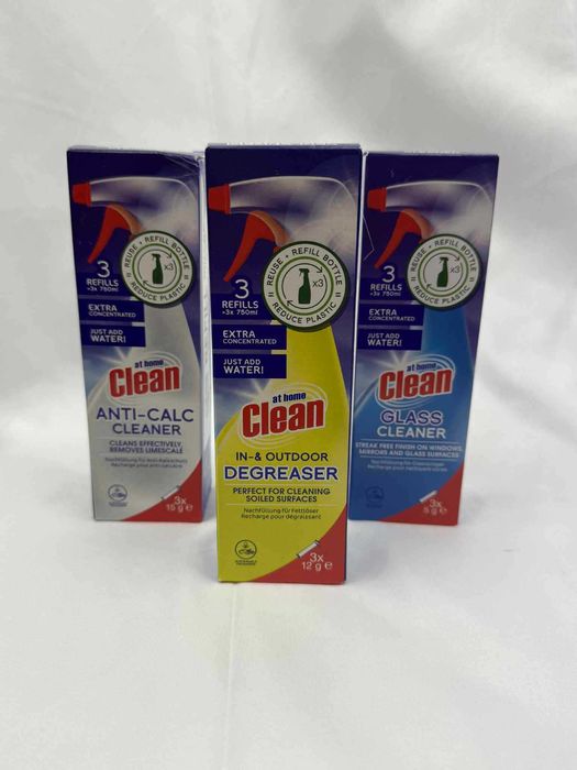 Zestaw koncentratów do czyszczenia – 3 saszetki = 3 pełne butelki!