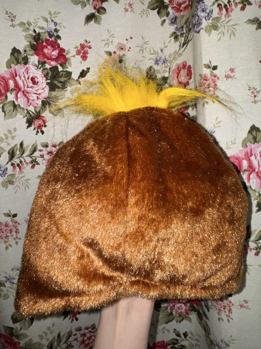 Детская новогодняя шапка. Карнавальная шапка утки, курочки