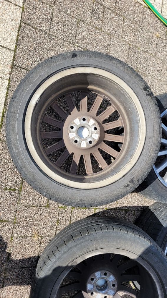 Alufelgi 17" J7,5 ET40 5x112 z oponami letnimi 225/45/17