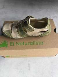 El Naturalista, NOWE,  ŚWIETNE NA KAPCIE, skórzane sandały rozm. 29