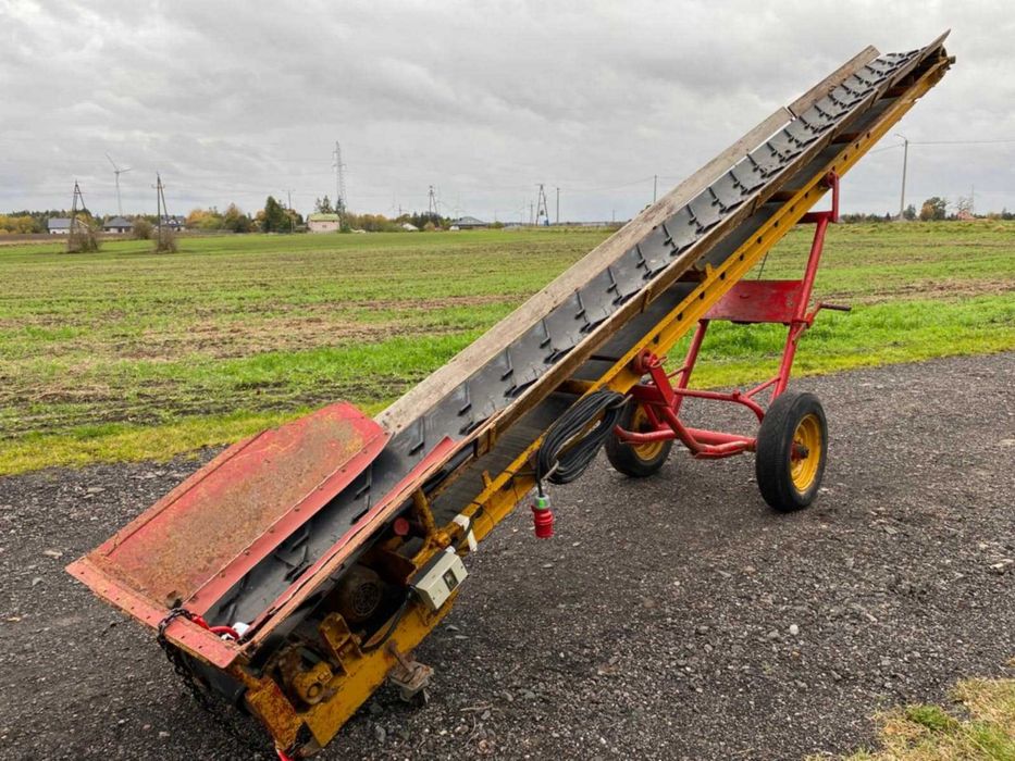 Przenośnik taśmowy 6m taśmociąg Miedema  do ziemniaków warzyw zrębki