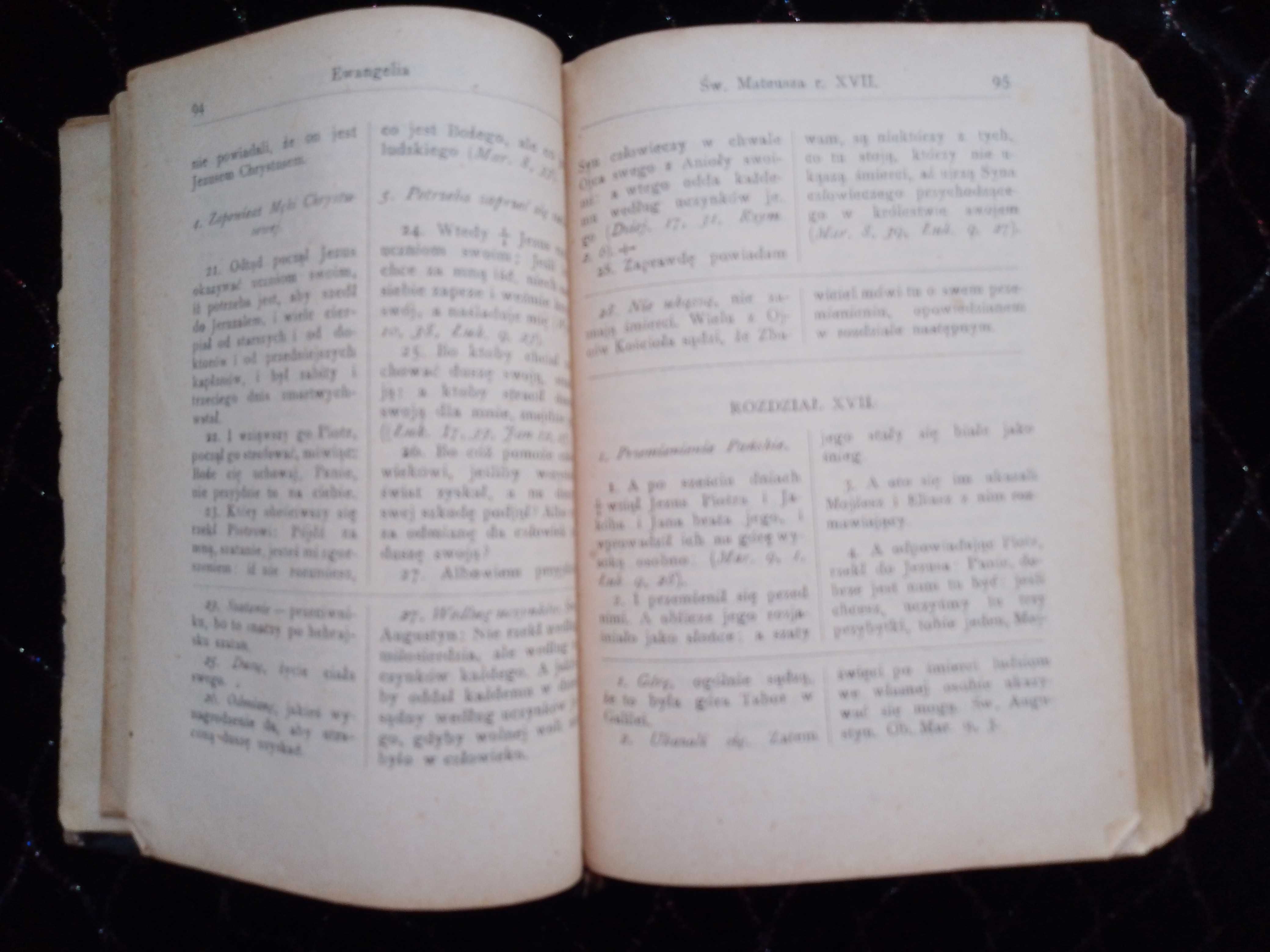 Zabytkowa antyczna niepowtarzalna Biblia  wydanie przedwojenne