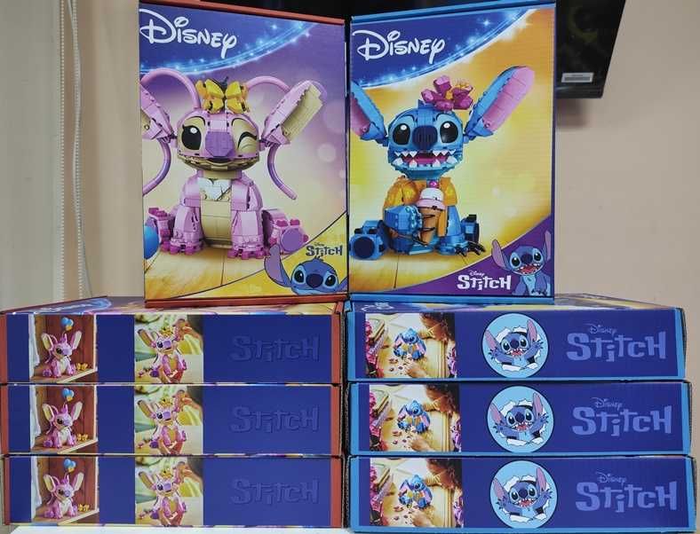 Конструктор‼️НОВИЙ‼️В КОРОБЦІ‼️Дисней Стич и Ангел на 744 та 784 детал