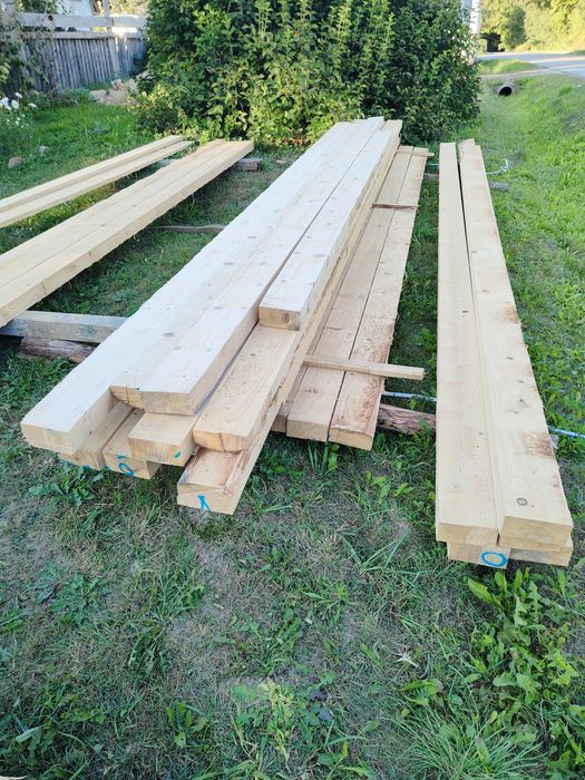 Drewno krokwie łaty na więźbę