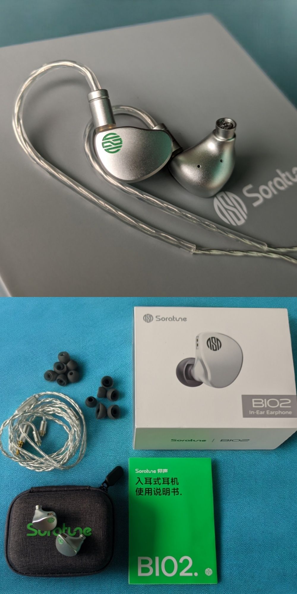 Новинка! HI-FI Навушники Soratune BL02 з DSP + кабель OCC XINHS M99