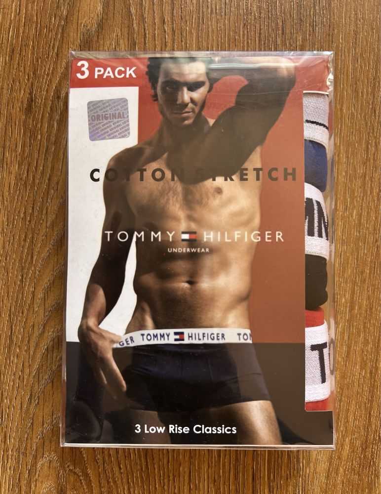 Bokserki TOMMY HILFIGER 3-pack Ultra Premium jakość