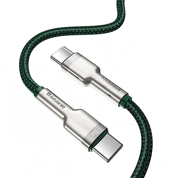 Kabel Baseus Cafule Series Metal Data USB-C / USB-C PD QC SCP 100W 5A