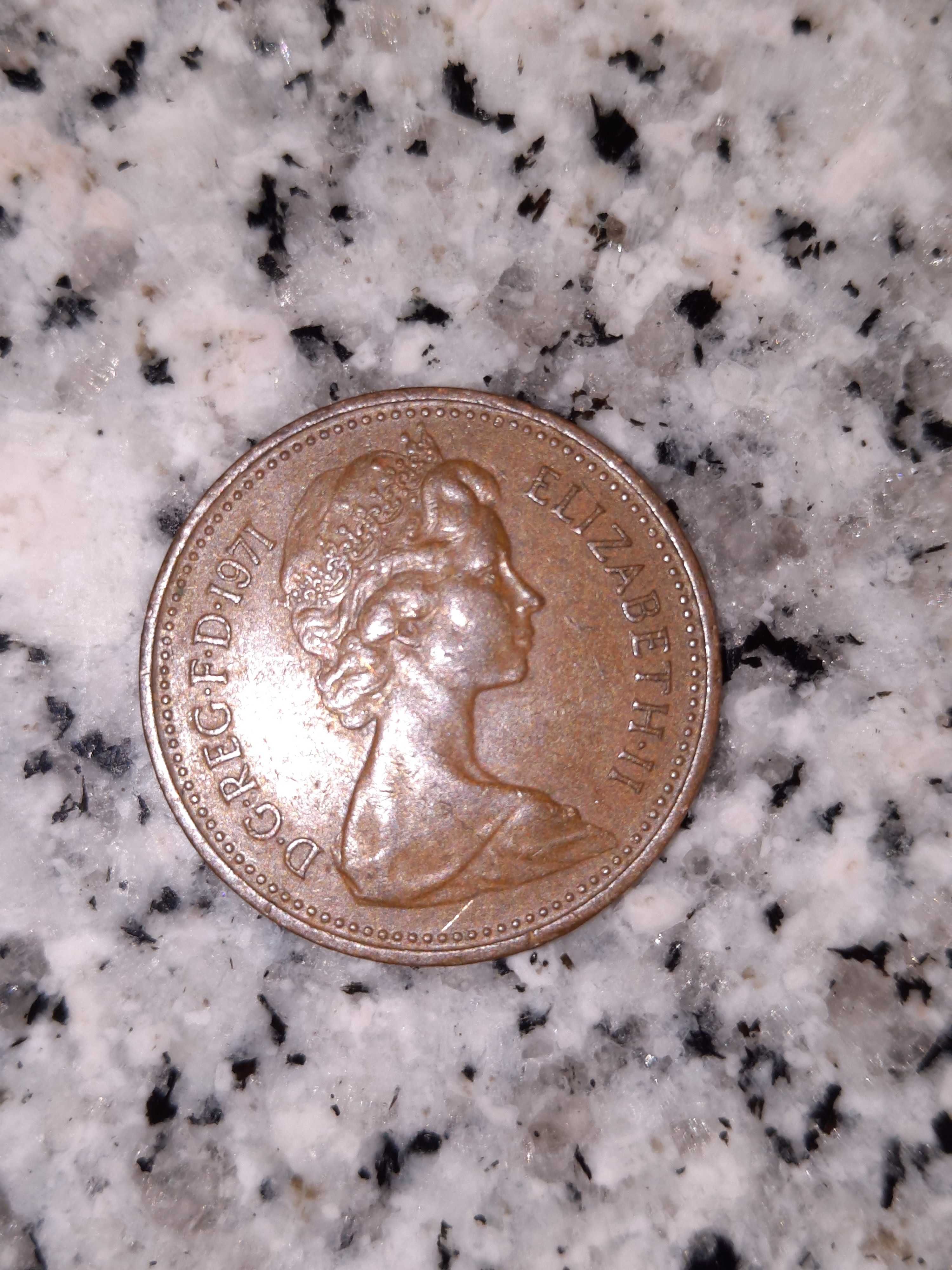 one new penny 1971