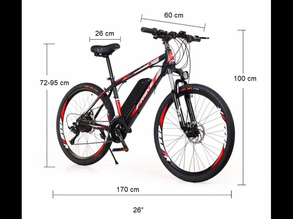 Rower elektryczny 26" górski 36V, 10Ah, 250W