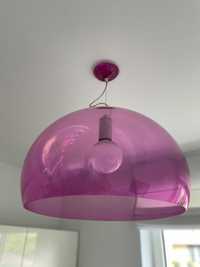 Lampa Kartell Fly różowa duża
