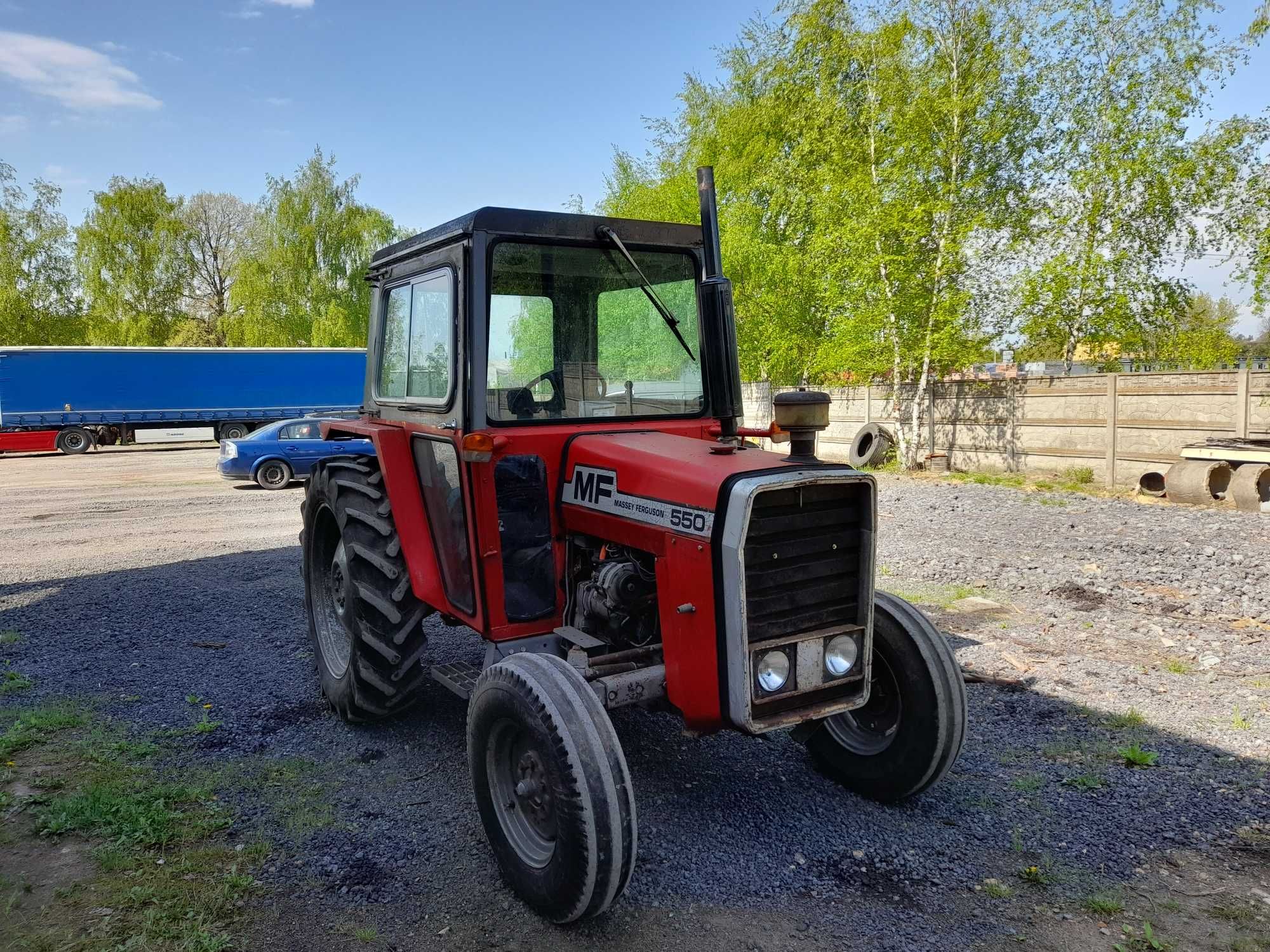 massey ferguson 550 ,255 wspomaganie