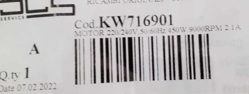 Двигатель мясорубки Kenwood MG510 KW716901 KW660343