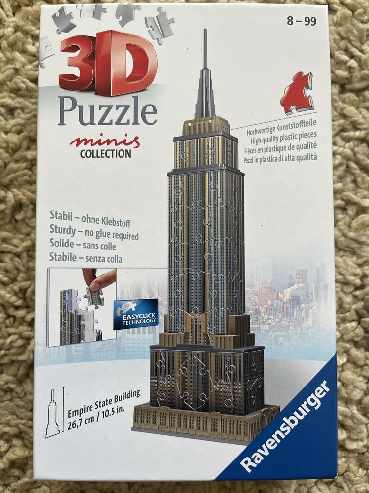 Puzzle 3D empire state building
