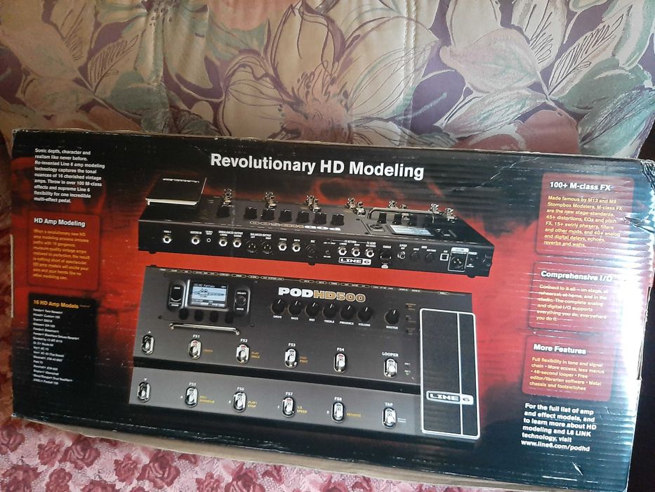 Line 6 POD HD500гітарний муьті- ефект процесор HD моделювання.Як новий