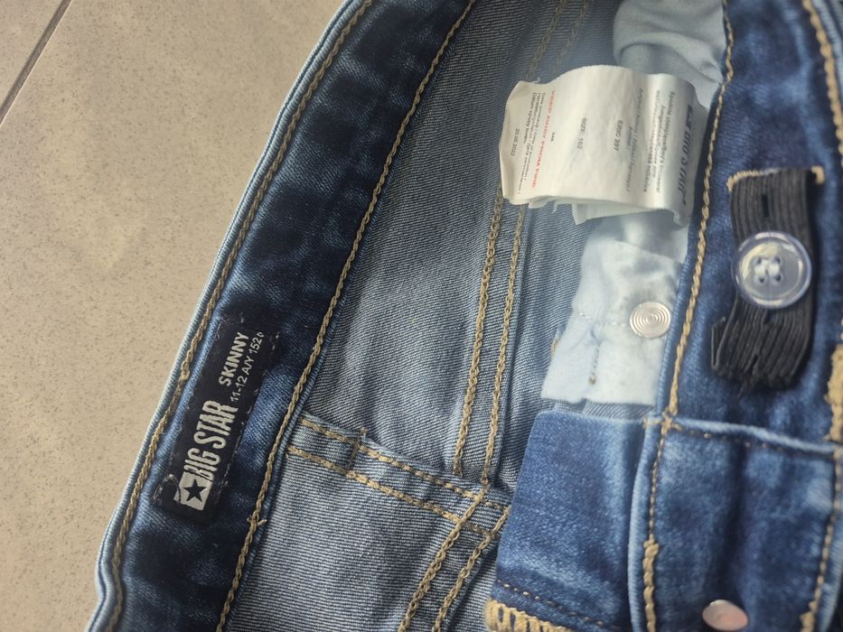 Spodnie jeansy BIG STAR skinny 152cm 11-12 lat