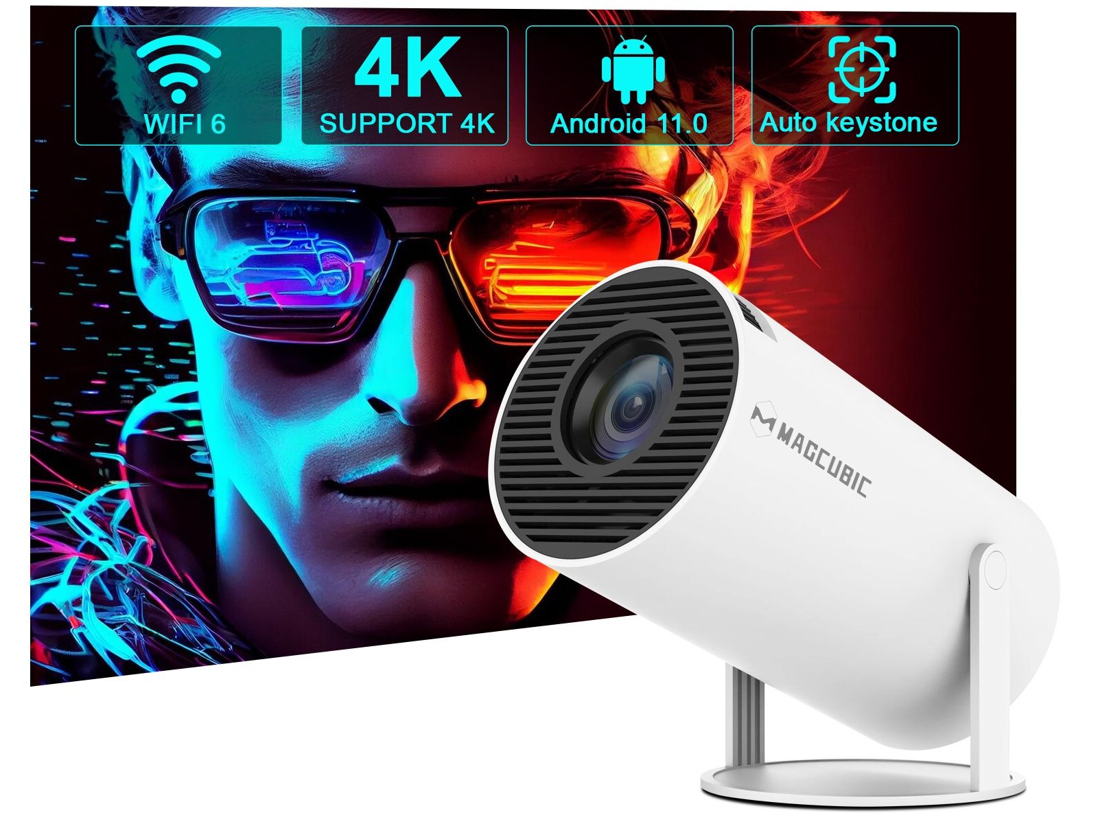 Projector MAGCUBIC - HY300 PRO
