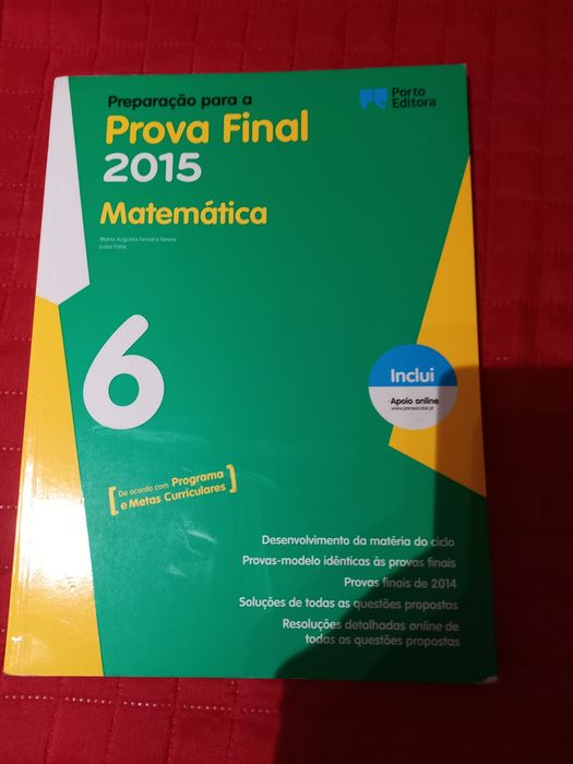 Livro Preparação Prova final matemática 6 ano