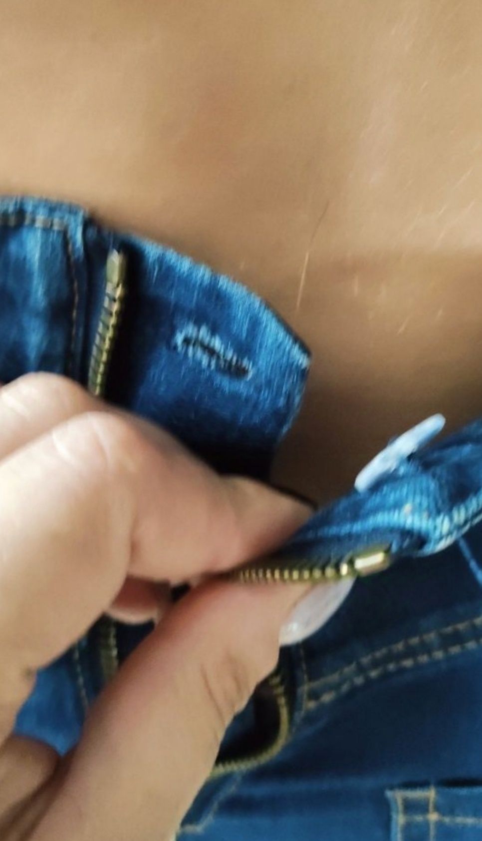 Dziury rozcięcia push up jeansy jak legginsy
