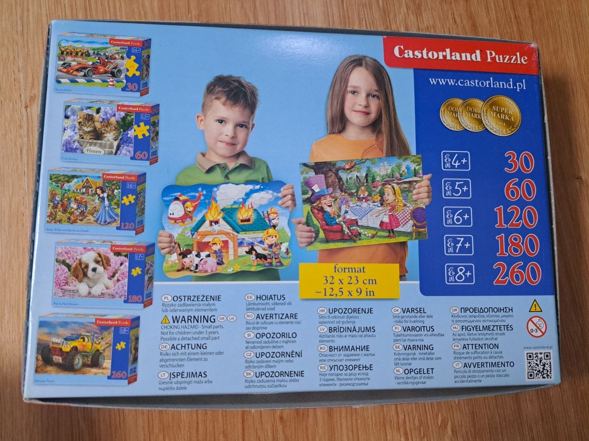 Puzzle czerwoy kapturek 120 elementów