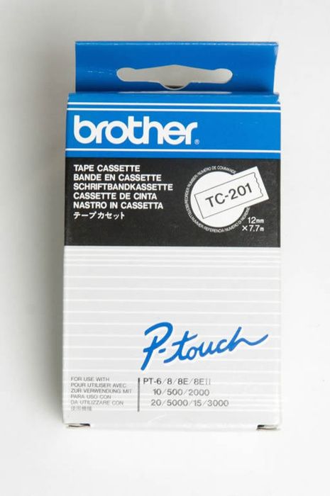 Fita compativel Brother TC 201 também tenho TC 395