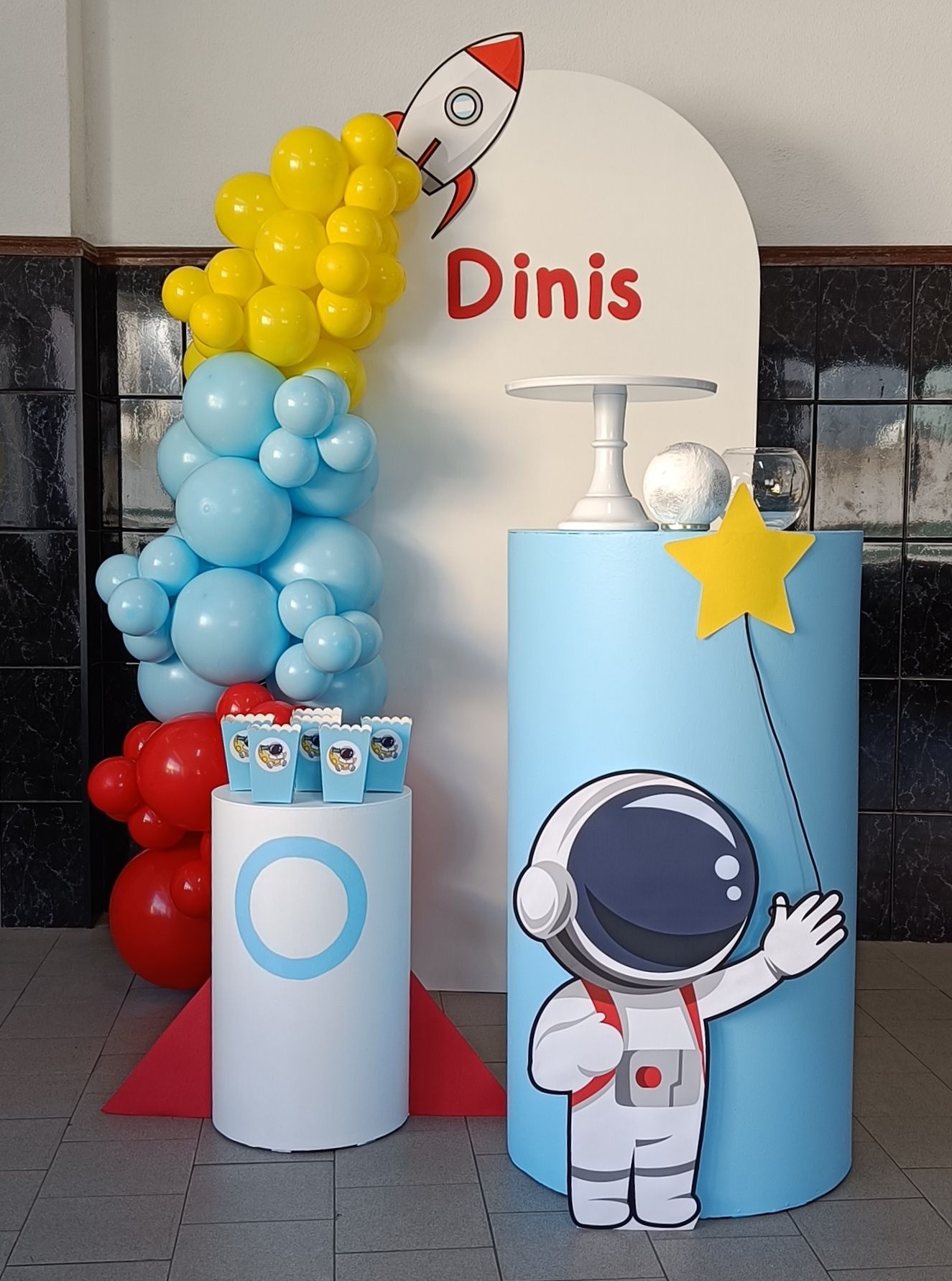 Decoração de festas- Cor de Céu