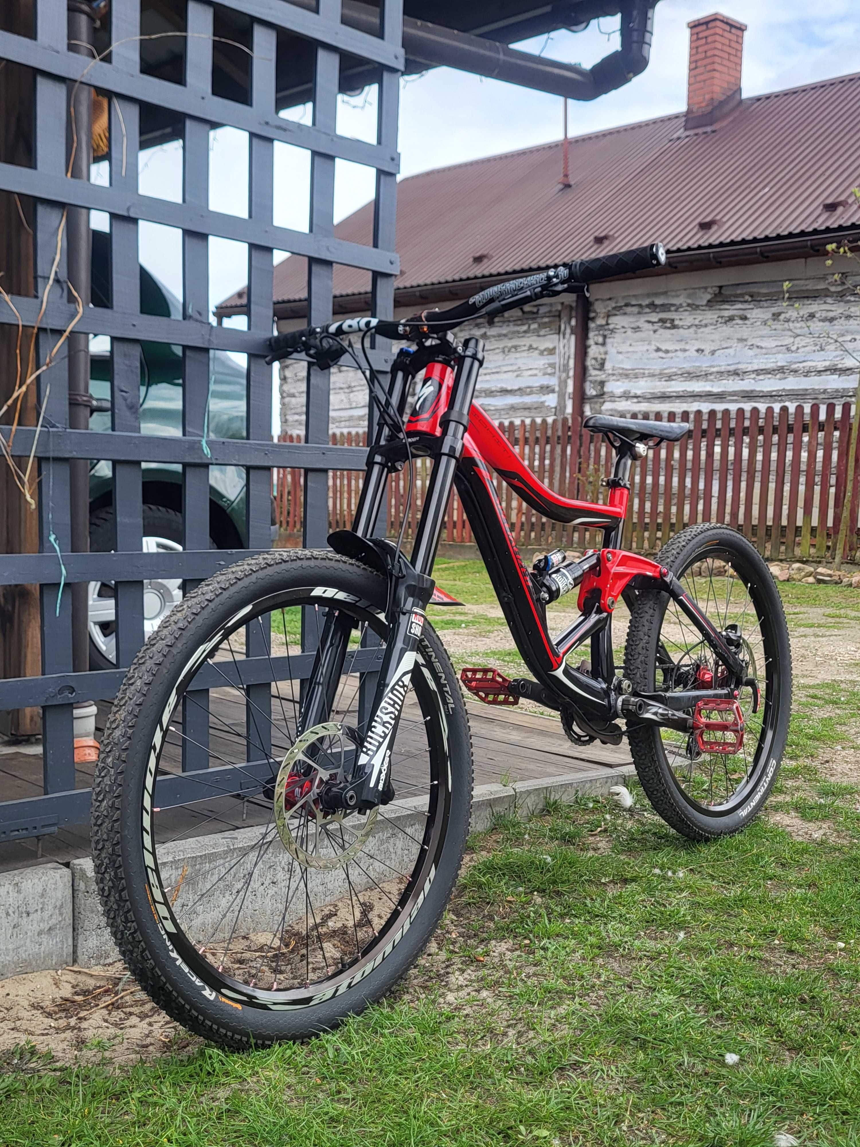 Specialized Big Hit, DH/FR, RS Boxxer, Monarch, Sram Code RSC, 26 cali