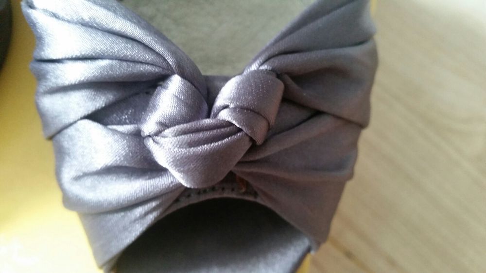 Szpilki srebrne rozm. 39 sylwester/wesele