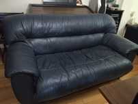 Sofa Cama Pele azul