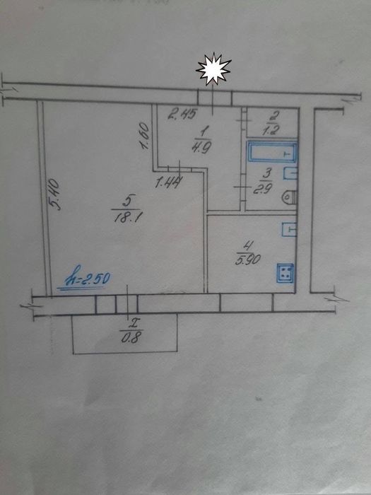 Терміново продам гарну однокімнатну!