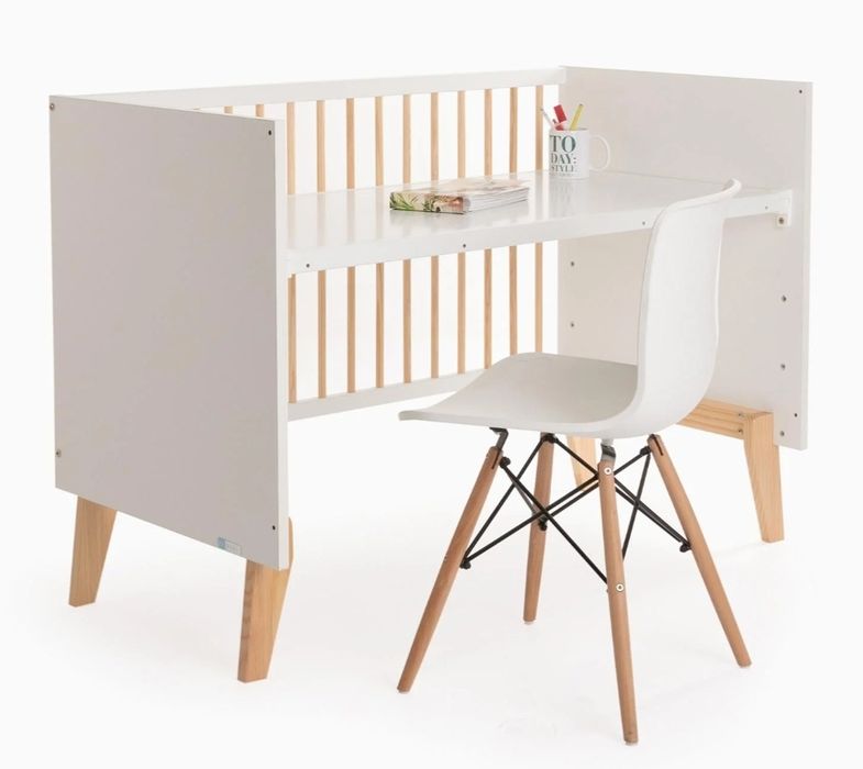 Cama / berço 3 em 1, 120x60 cm Zy Baby+ colchao ortopedico + edredão